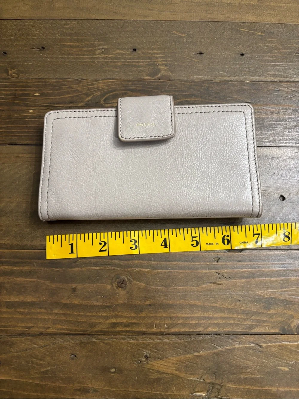 Fossil Bifold Wallet in Graystone Taupe
